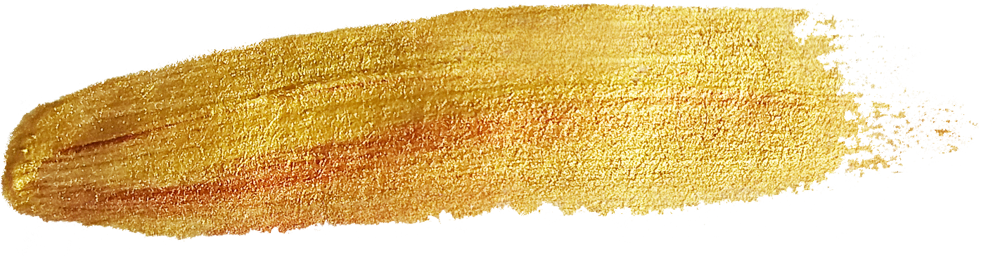 Gold Metallic Brushstroke