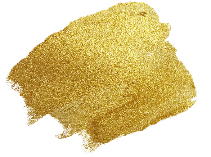 Gold Metallic Brushstroke